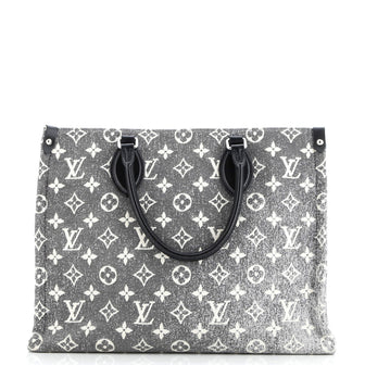 Louis Vuitton OnTheGo Tote Monogram Jacquard Denim MM