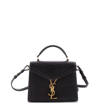 Saint Laurent Cassandra Top Handle Bag Leather Mini