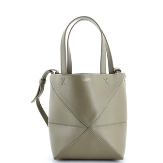 Loewe Puzzle Fold Tote Leather Mini