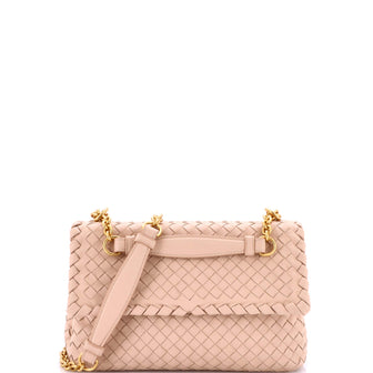 Bottega Veneta Olimpia Crossbody Bag Intrecciato Nappa Baby