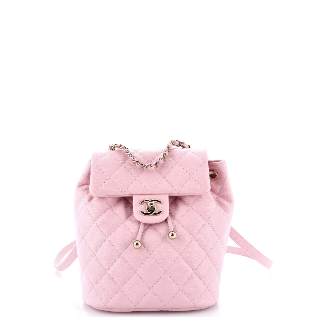 Chanel Urban Spirit NM Backpack Quilted Caviar Mini Pink 35295636