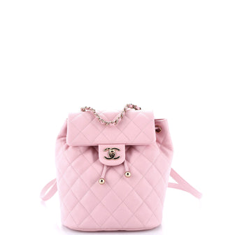 Chanel Urban Spirit NM Backpack Quilted Caviar Mini