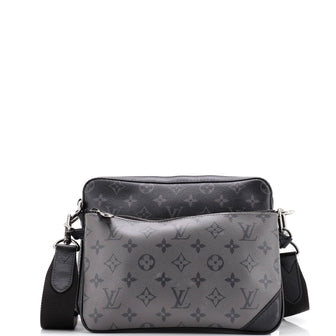Louis Vuitton Trio Messenger Bag Reverse Monogram Eclipse Canvas
