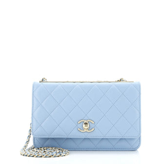 Chanel Trendy CC Wallet on Chain Quilted Lambskin