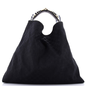Gucci Horsebit Hobo GG Canvas Large