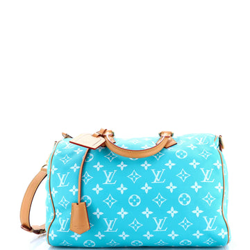 Louis Vuitton Speedy P9 Bandouliere Bag Monogram Leather 40