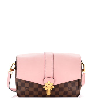Louis Vuitton Clapton Handbag Damier and Leather PM