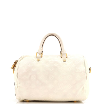 Louis Vuitton Speedy Bandouliere Bag Monogram Empreinte Leather 30