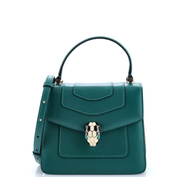 Bvlgari Serpenti Forever Top Handle Bag Leather Small