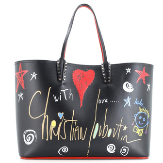 Christian Louboutin Cabata East West Tote Printed Leather Large