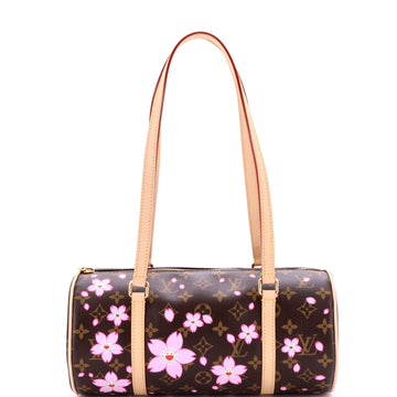 Louis Vuitton x Takashi Murakami Cherry Blossom Papillon Handbag Limited Edition Cherry Blossom Monogram MM