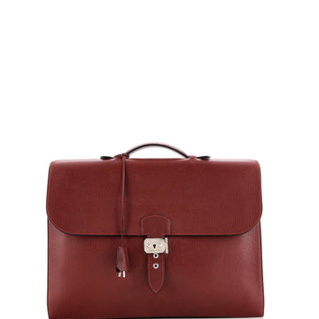 Hermes Sac a Depeches Bag Vache Liegee 38