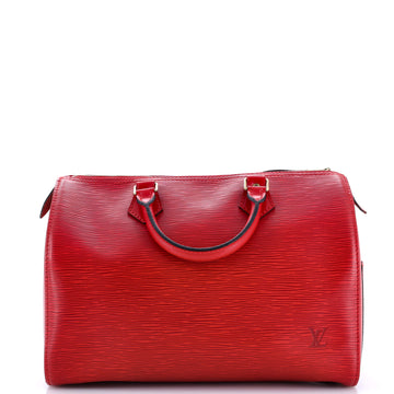 Louis Vuitton Speedy Handbag Epi Leather 30
