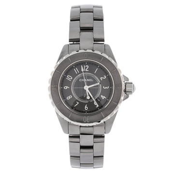 Chanel J12 Chromatic Quartz Watch Titanium Ceramic and Stainless Steel 33