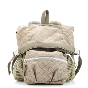 Bottega Veneta Paper Touch Backpack Printed Nylon