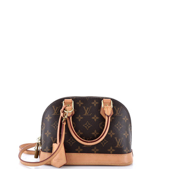 Louis Vuitton Alma Handbag Monogram Canvas BB