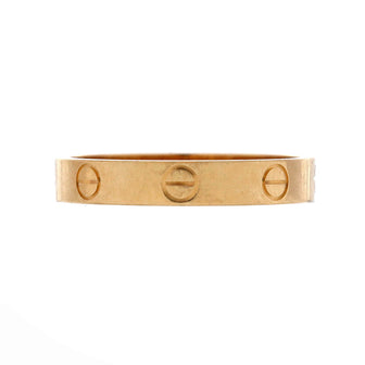 Cartier Love Wedding Band Ring 18K Yellow Gold