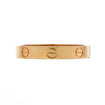 Cartier Love Wedding Band Ring 18K Yellow Gold