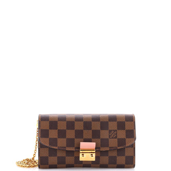 Louis Vuitton Croisette Chain Wallet Damier