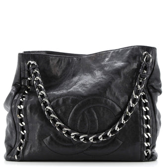 Chanel Modern Chain Tote Caviar North South