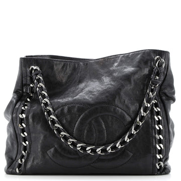 Chanel Modern Chain Tote Caviar North South