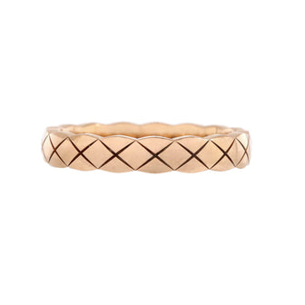 Chanel Coco Crush Ring 18K Beige Gold Mini