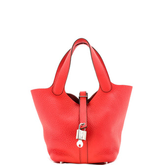 Hermes Picotin Lock Bag Clemence PM