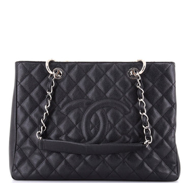 Chanel Grand Shopping Tote Quilted Caviar