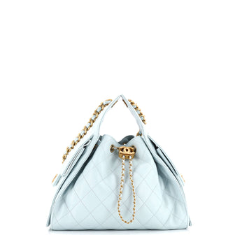 Chanel 25 Hobo Bag Quilted Caviar Small