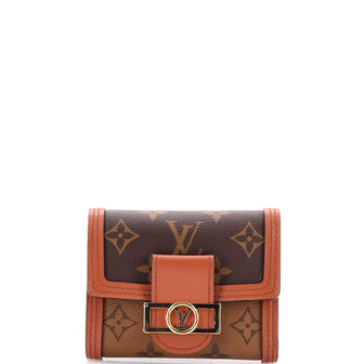 Louis Vuitton Dauphine Wallet Reverse Monogram Canvas Compact