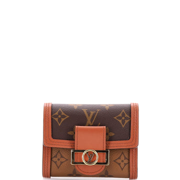 Louis Vuitton Dauphine Wallet Reverse Monogram Canvas Compact