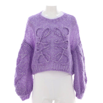 Loewe Women's Anagram Sweater Mohair Blend