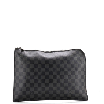 Louis Vuitton Zip Around Pochette Jour Damier Graphite GM
