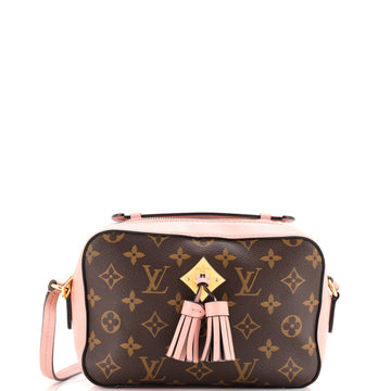 Louis Vuitton Saintonge Handbag Monogram Canvas with Leather