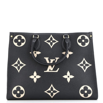 Louis Vuitton OnTheGo Tote Bicolor Monogram Empreinte Giant MM