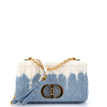 Christian Dior Caro Bag Cannage Quit Tie Dye Denim Medium