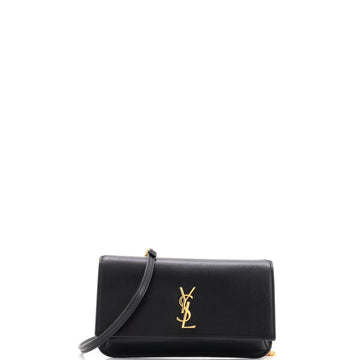 Saint Laurent Classic Monogram Phone Holder Shoulder Bag Leather