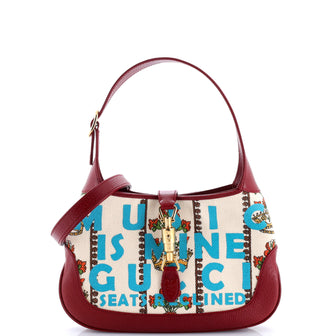 Gucci 100 Jackie 1961 Hobo Limited Edition Canvas Small