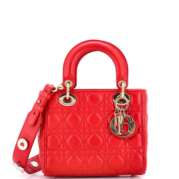 Christian Dior My Lady Dior Bag Cannage Quilt Lambskin