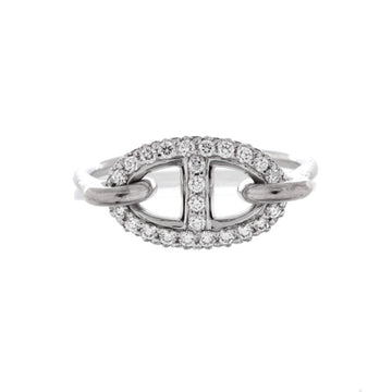 Hermes New Farandole Ring 18K White Gold with Diamonds