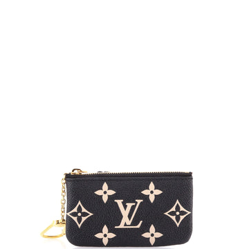 Louis Vuitton Key Pouch Bicolor Monogram Empreinte Giant