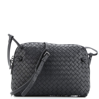 Bottega Veneta Double Compartment Pillow Crossbody Bag Intrecciato Nappa Medium