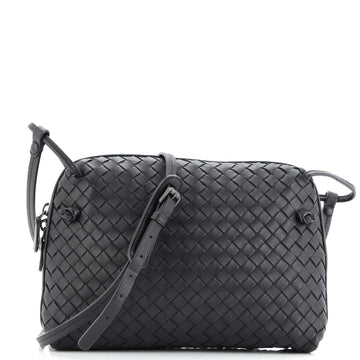Bottega Veneta Double Compartment Pillow Crossbody Bag Intrecciato Nappa Medium