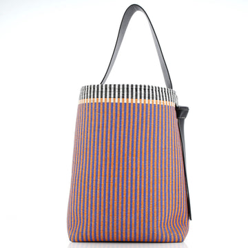 Celine Twisted Cabas Tote Canvas Small