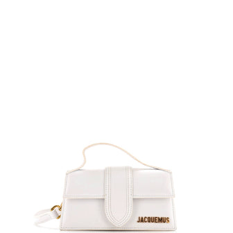 Jacquemus Le Bambino Top Handle Flap Bag Leather