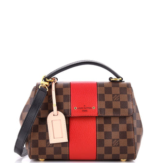 Louis Vuitton Bond Street Handbag Damier with Leather BB