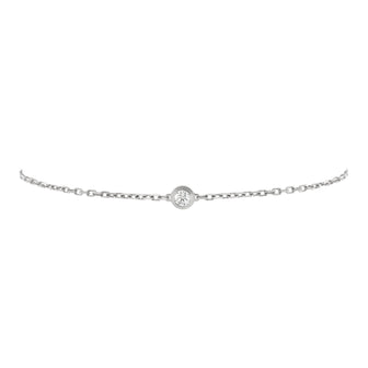 Cartier D'Amour Bracelet 18K White Gold and Diamond Small