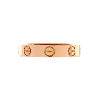 Cartier Love Wedding Band Ring 18K Rose Gold