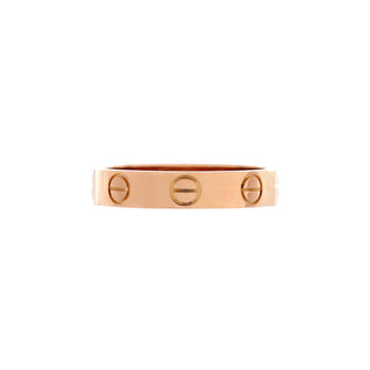 Cartier Love Wedding Band Ring 18K Rose Gold
