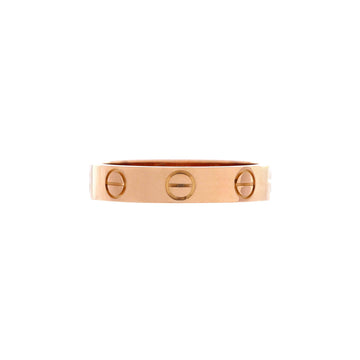 Cartier Love Wedding Band Ring 18K Rose Gold